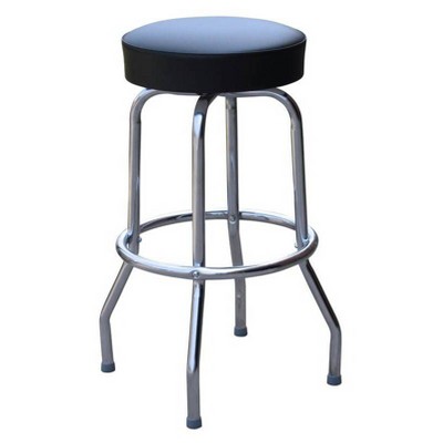 24" Floridian Swivel Counter Height Barstool Black - Richardson Seating