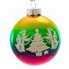 Christopher Radko 2.75 In Flocked Rounds Cc Shiny Brite Angels Doves Tree Ornament Sets - 3 of 4