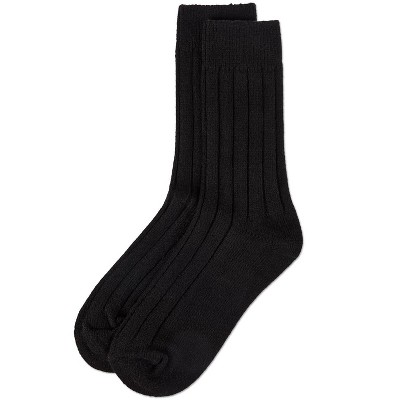 Memoi Women's Neutral Ribbed Knit Essential Boot Socks - image 3