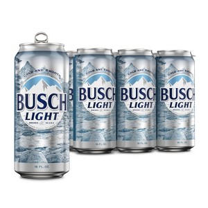 Busch Light American Lager Beer - 6pk/16 fl oz Cans - 1 of 4
