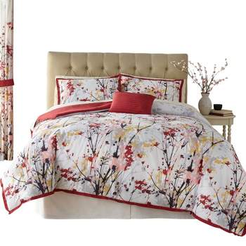 BrylaneHome Funky Floral 6 Piece Comforter Set