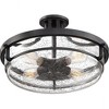 Quoizel Lighting Outpost 4 - Light Semi-Flush Mount in  Palladian Bronze - 3 of 3