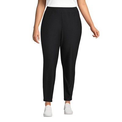 Lands' End Women's Plus Size Active High Rise Soft Performance Refined ...