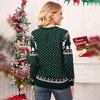 Pullover Christmas Sweaters for Women Long Sleeve Crew Neck Sweater with Snowflakes Pattern Sweater Jacquard Knit Sweater - 2 of 4