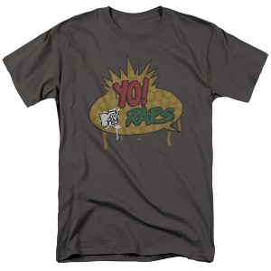 Mtv Yo! Mtv Raps Logo Adult T-Shirt Charcoal - 1 of 4