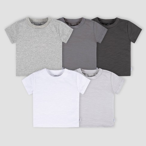 Honest Baby 10-Pack Organic Cotton Short Sleeve T-Shirts