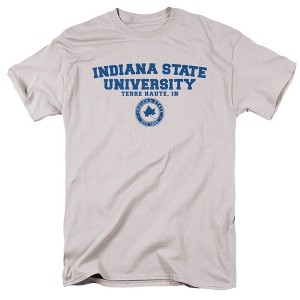 Men's Indiana State University Official Circle Logo T-Shirt - 1 of 4