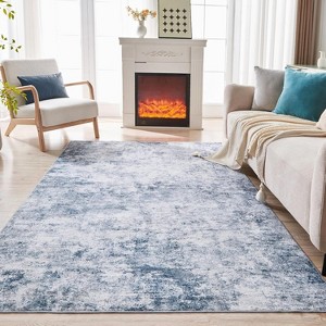 WITSHOCK Area Rugs for Living Room : Machine Washable Non Slip Modern Abstract Rug for Bedroom Under Dining Stain Resistant for Household - 1 of 4