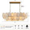 23-39"Modern Natural Marble Living Room Chandeliers - 4 of 4
