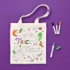 Halloween Craft Trick or Treat Bag Coloring Kit - Mondo Llama™ - 3 of 4