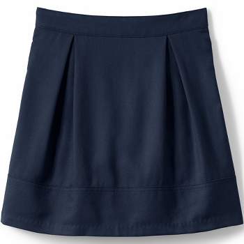 Lands' End School Uniform Kids Solid A-line Skirt Below The Knee - 4 ...