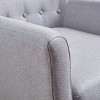 Meena Buttoned Mid-Century Club Chair - Christopher Knight Home - 3 of 4