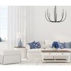Z-Lite Haylie 8 - Light Chandelier in  Matte Black/Brushed Nickel - 2 of 3