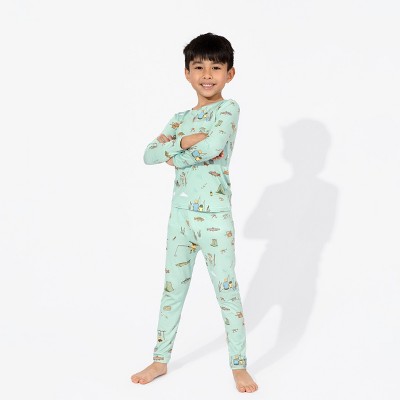 Bellabu Bear Baby Fishing Bamboo Kids Pajamas