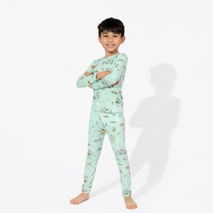 Bellabu Bear Baby Fishing Bamboo Kids Pajamas - 1 of 4