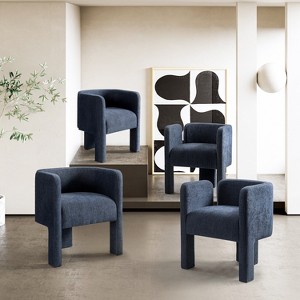 Elias Dining Chair with Three-legged Design,Set of 4   | ARTFUL LIVING DESIGN - 1 of 4