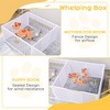 Akoasm Comfortable Dogs Whelping Box & Newborn Puppy Playpen With Removable Doors Indoors-White - 4 of 4