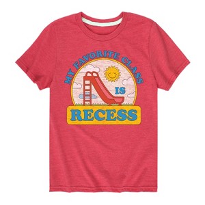 Boys' - Instant Message - My Favorite Class Is Recess Short Sleeve Graphic T-Shirt - 1 of 4