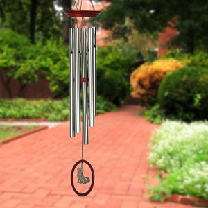 Woodstock Wind Chimes Signature Collection  Wind Fantasy Chime  24'' Silver Wind Chime - 1 of 4