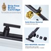 WOWOW Solid Brass Deck Mount Pot Filler Faucet, Pot Filler with Stretchable Double Joint Swing Arm - 4 of 4