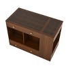 6-Drawer Closet Island With Glass Top And Open Shelves For Jewelry And Accessory Organization - 3 of 4