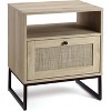 Acekool Set of 2 End Tables with Charging Station, Side Tables with USB Ports & Outlets, Small Storage Shelves for Living Room & Bedroom - 4 of 4