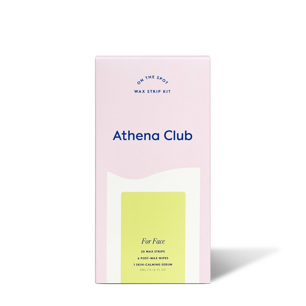 Athena Club Face Wax Strips - 27 ct (20 wax strips 6 wipes 1 serum)