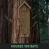 Uncle Dunkels Quadruple Chamber Bat House; Rustic Handmade Backyard Rocket Box Bat Shelter Box - 4 of 4