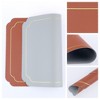 REGALWOVEN Leather Heat Resistant Washable Wipeable Dining Table Placemats 18 x 12 Inch 6 Pcs - 2 of 4