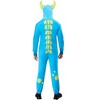 Rubies Adult Blue Monster Hooded Zipsters Costume - 4 of 4