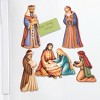 Collections Etc Nativity Scene Wooden Refrigerator Magnets - Set of 5 - 2 of 2