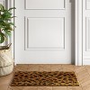 Daffodil Leopard Print Woven Rug - Threshold™ - 2 of 4