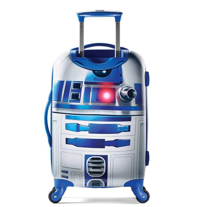 American Tourister Star Wars R2-D2 Hardside Carry On Spinner Suitcase - Silver/Royal Blue, 2 of 9