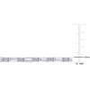 EVERLY JEWELRY | Sterling Silver 20 CT TGW Cubic Zirconia Tennis Bracelet, 7 inch - 2 of 4