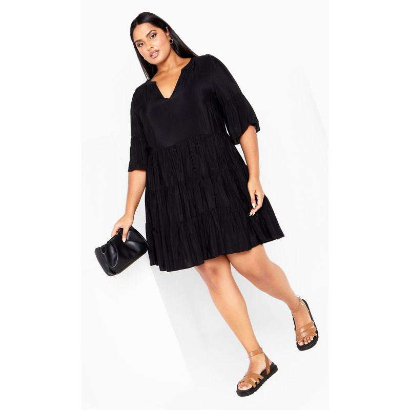 Women's Plus Size Nathalie Dress - black | REFINITY, 2 of 6