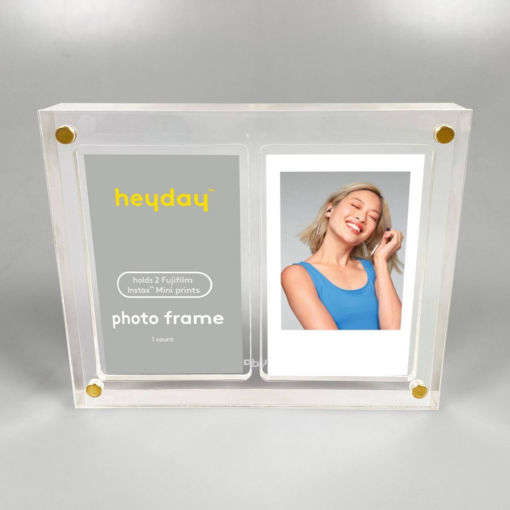 Photos - Photo Frame / Album Acrylic Instax Block Frames - heyday™ Clear