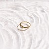 EVRY JEWELS WATERPROOF Gold or Silver Plated Oval Glow Ring - 3 of 3