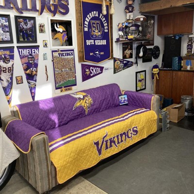 Nfl Minnesota Vikings Pegasus Sports Sofa Protector : Target