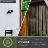 VAXCEL Dorado 1 Light Dusk to Dawn Bronze Industrial Outdoor Wall Barn Lantern with Metal Cage Cover - 4 of 4
