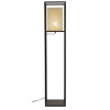 Zuo Modern Yves Floor Lamp – Gold & Black, 59.1" H, Perforated Shade, Steel Frame, Modern Accent Lighting - 4 of 4