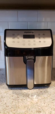 Joyoung 5.8 Quart Stainless Steel Double Basket Air Fryer - Pick Your Plum