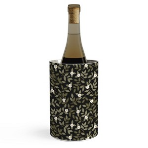 Iveta Abolina Blooming Vines Black Wine Chiller - Deny Designs - 1 of 2