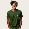 Dalix Ghost Embroidered Soft Cotton Short Sleeve T Shirt Mens - 4 of 4