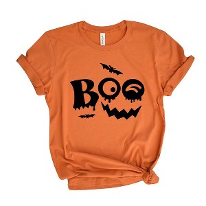 Simply Sage Market Women's Boo Face Short Sleeve Graphic Tee - 1 of 4
