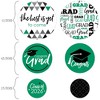 Big Dot of Happiness 2026 Green Graduation Party Giant Circle Confetti - Party Decorations - Large Confetti 27 Count - 2 of 4