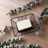 Wire Soap Dish Black Metal by Foreside Home & Garden - 2 of 4