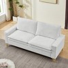 DOMETOUR Upholstered 2-Seater Love Seats Couch for Bedroom Apartment Home Office - 2 of 4