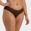 Women's Modal Blend Cheeky Underwear with Lace - Auden™ - 4 of 4