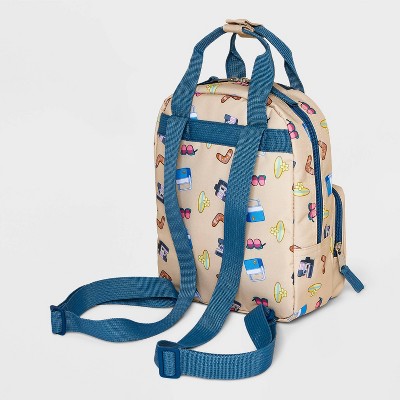 Toddler 10&#34; Bluey Mini Backpack - Khaki