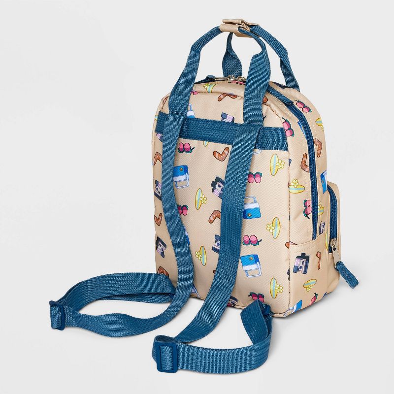 Toddler 10&#34; Bluey Mini Backpack - Khaki, 2 of 5